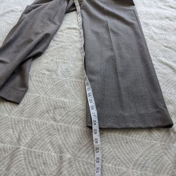 Tristan wool blend wide leg career pants grey size 6 @c1 - Picture 11 of 13